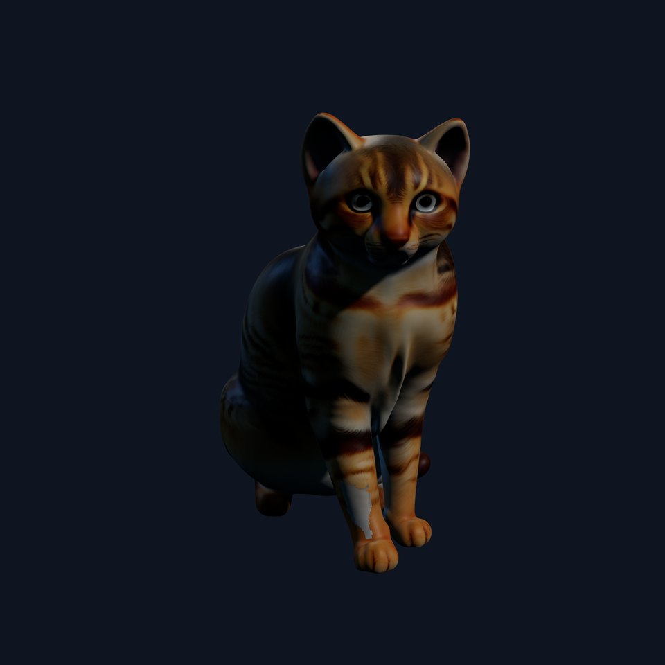 Realistic Cat Model Pack for Animation and Game Environments